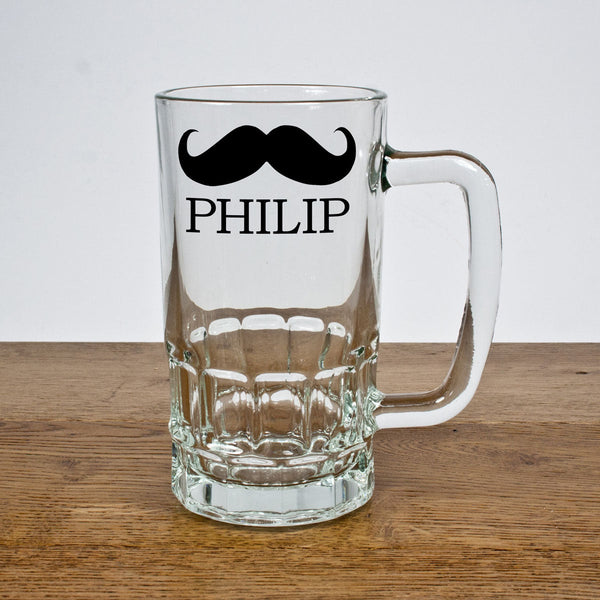 Personalised Moustache Tankard