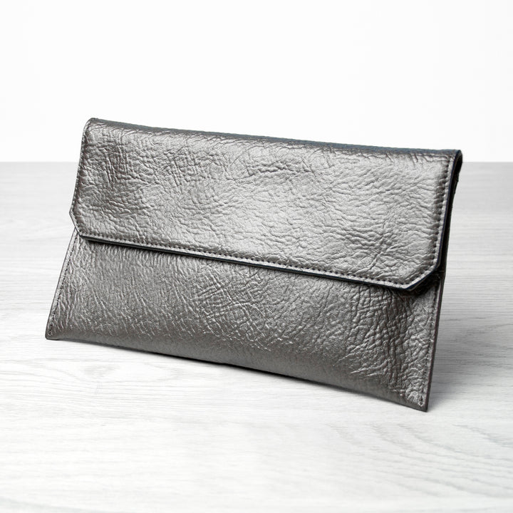 Buy Personalised Metallic Leather Clutch Bag available now at www.giftsfinder.co.uk