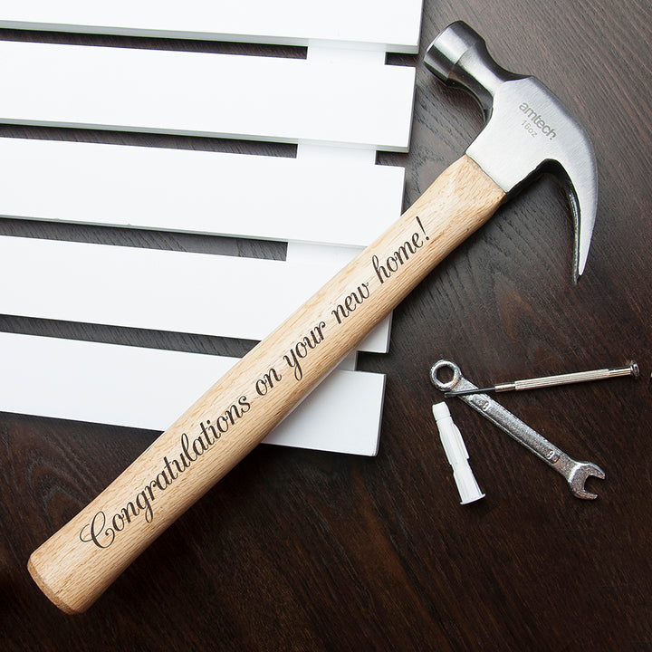 Personalised Wooden Hammer in gift category 