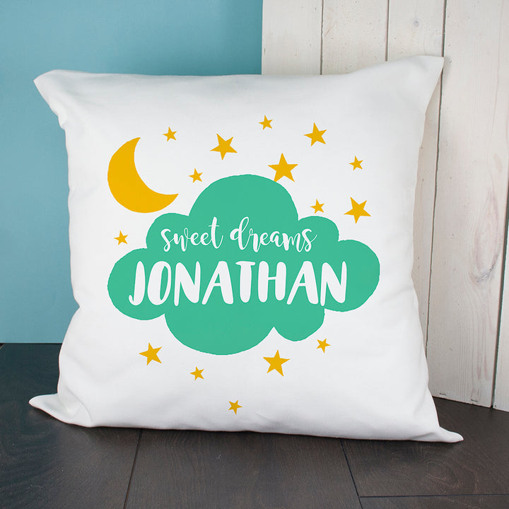 Personalised Sweet Dreams Cushion Cover