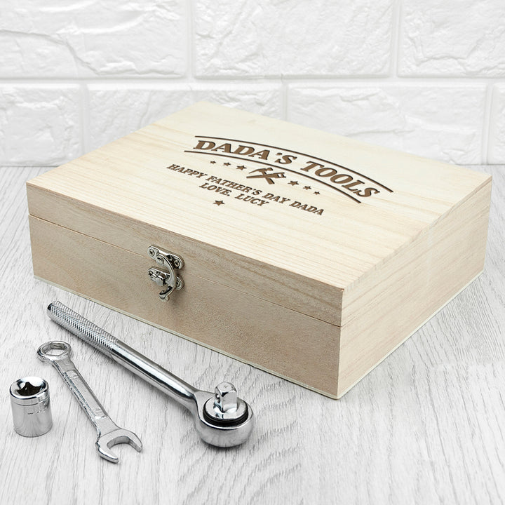 Personalised He Can Fix Anything Tool Box in gift category 