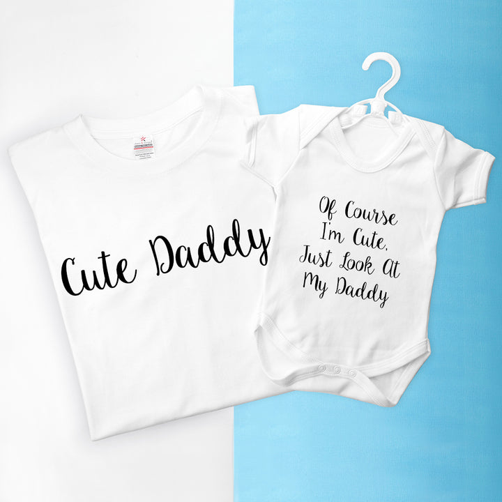 Personalised Daddy and Me Cuties Set in gift category 