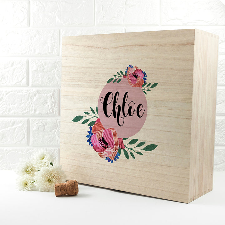 Personalised Blooming Flower Bridesmaid Box in gift category 