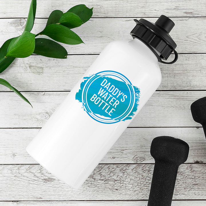 Personalised White Water Bottle in gift category 