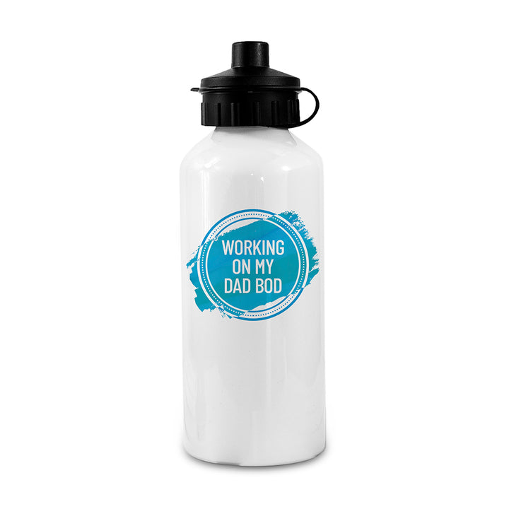 Personalised White Water Bottle in gift category 