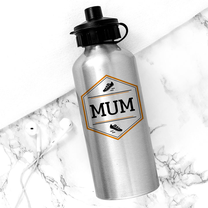 Buy Personalised Iconic Pursuits Silver Water Bottle available now at www.giftsfinder.co.uk