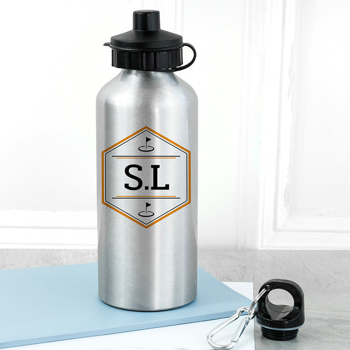 Buy Personalised Iconic Pursuits Silver Water Bottle available now at www.giftsfinder.co.uk