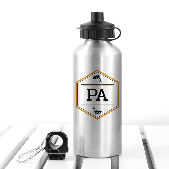 Buy Personalised Iconic Pursuits Silver Water Bottle available now at www.giftsfinder.co.uk