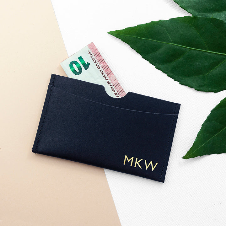 Buy Personalised Luxury Leather Card Holder available now at www.giftsfinder.co.uk