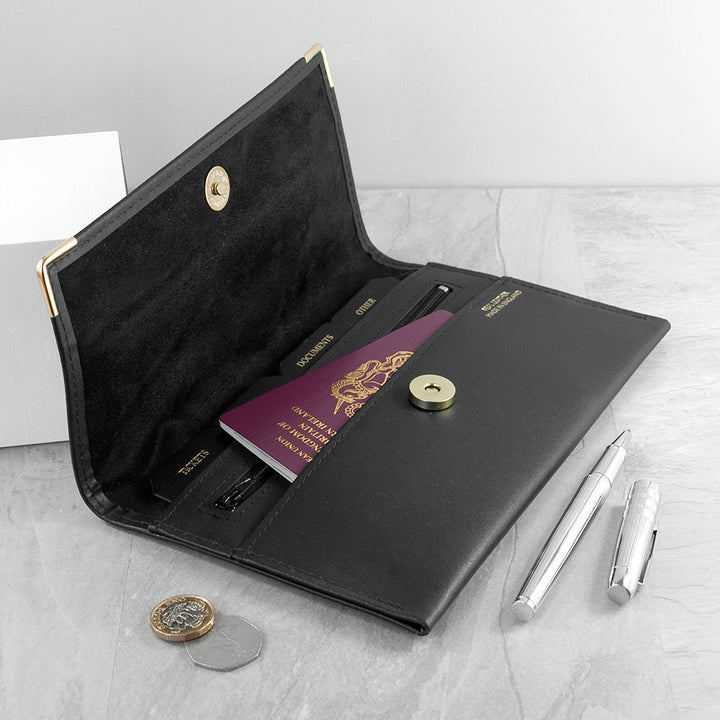 Buy Personalised Luxury Travel Organiser available now at www.giftsfinder.co.uk