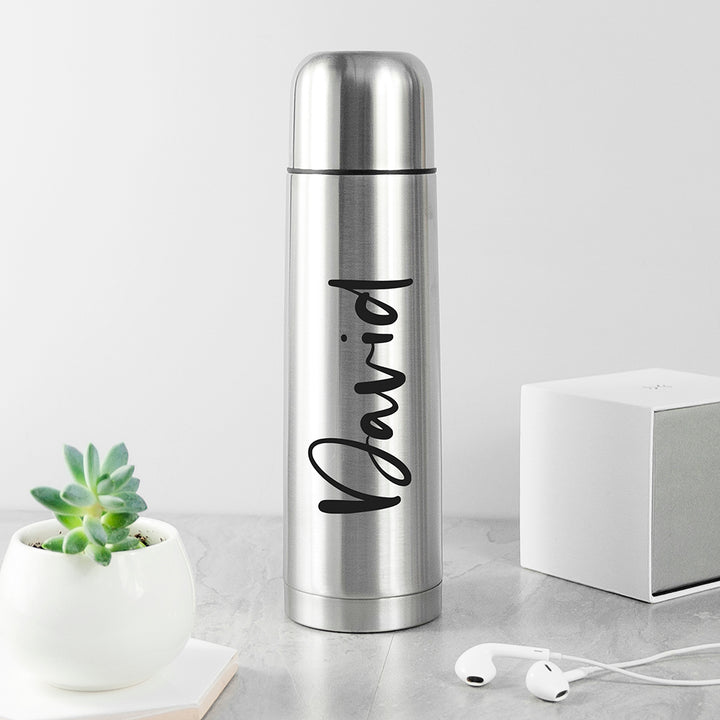 Personalised Stainless Steel Thermos in gift category 