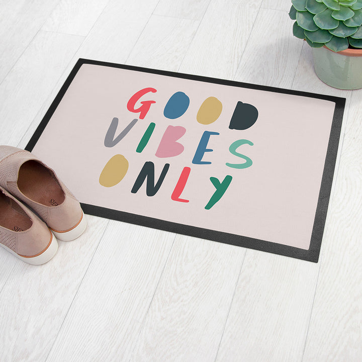 Personalised Colourful Message Doormat