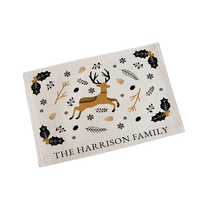 Personalised Nordic Woodland Placemat in gift category 