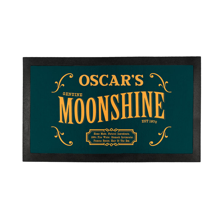 Personalised Moonshine Bar Mat