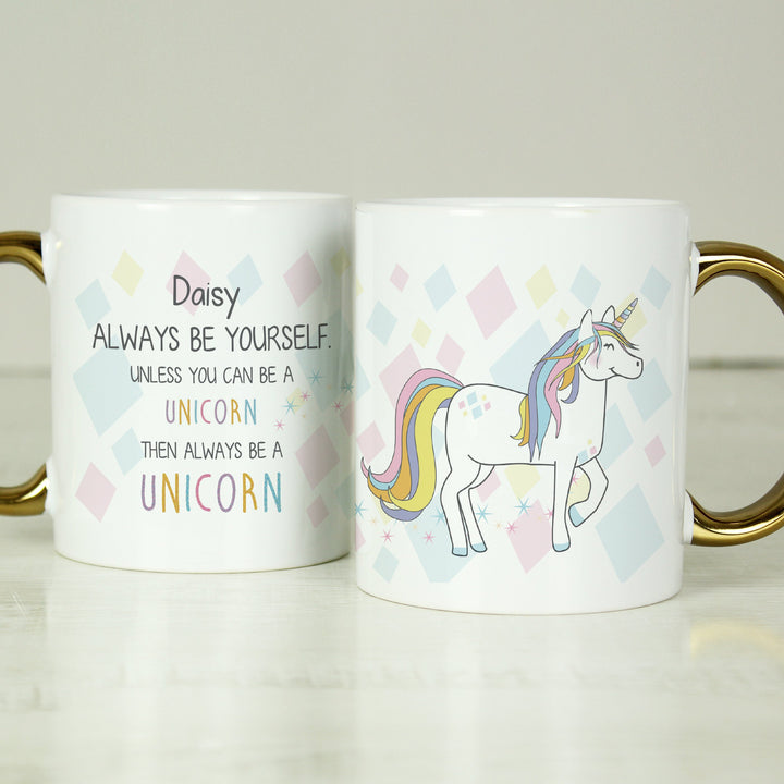 Personalised Always Be A Unicorn Mug in gift category Personalised Mugs