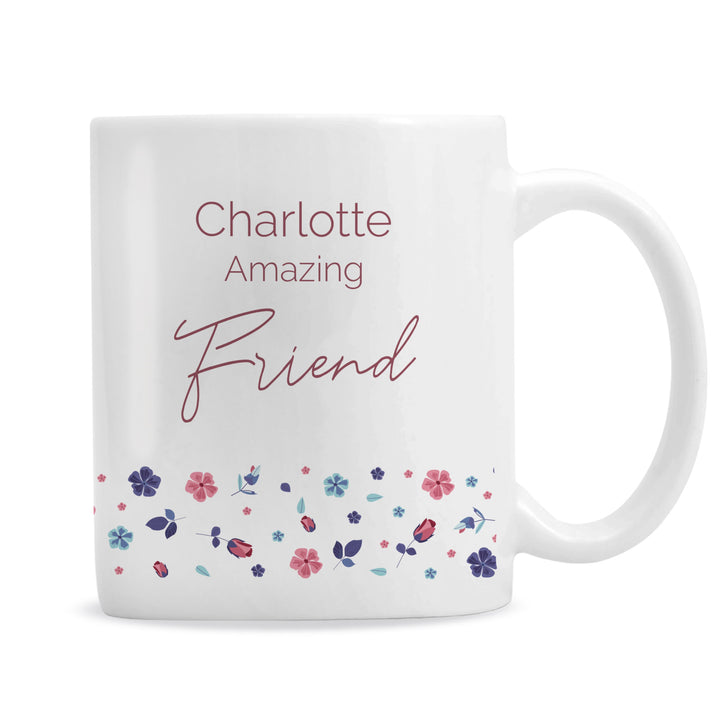 Personalised Amazing Floral Mug in gift category 