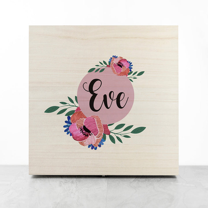 Personalised Blooming Flower Bridesmaid Box in gift category Personalised Bridesmaid Boxes