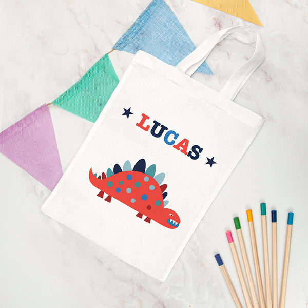 Personalised Boy's Fabric Party Bag