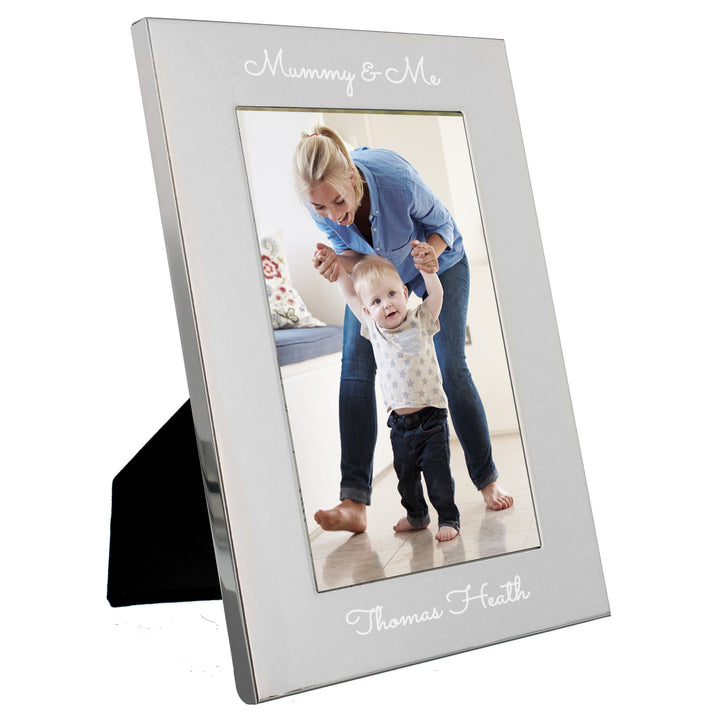 Buy Personalised Free Text 7 x 5 Silver Photo Frame available now at www.giftsfinder.co.uk