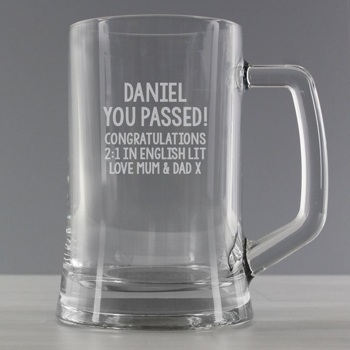 Buy Personalised Free Text Pint Stern Tankard available now at www.giftsfinder.co.uk