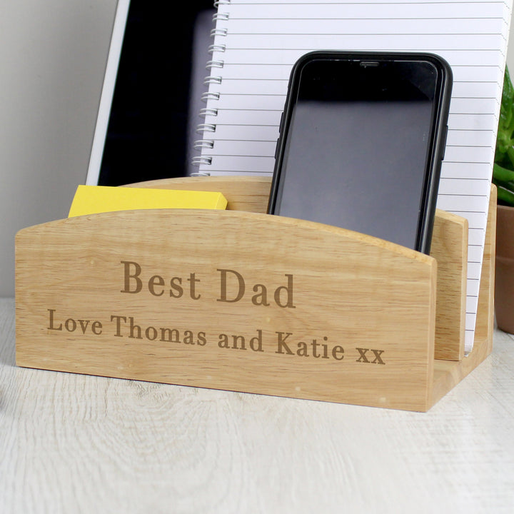 Buy Personalised Free Text Wooden Letter Rack available now at www.giftsfinder.co.uk