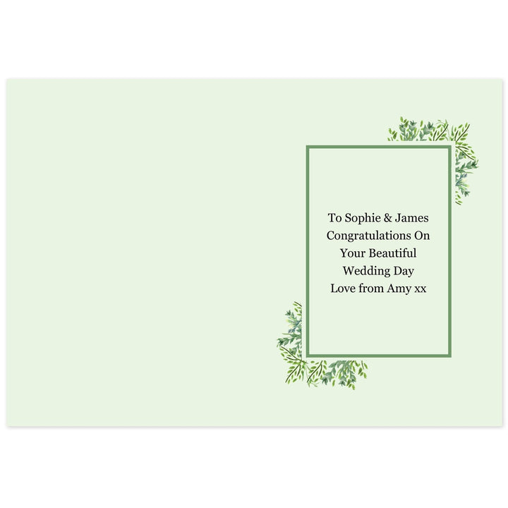 Buy Personalised Fresh Botanical Card available now at www.giftsfinder.co.uk