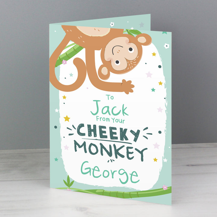 Personalised From Your Cheeky Monkey Card