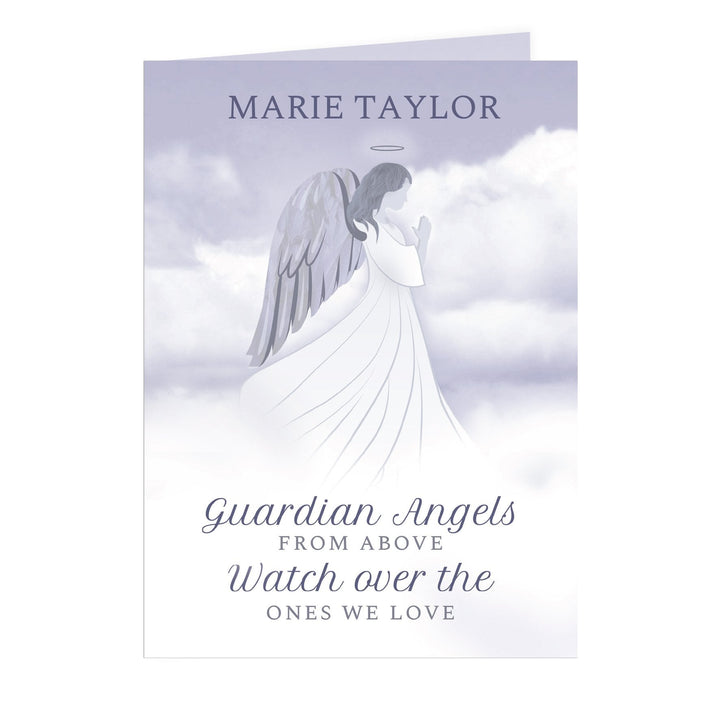 Buy Personalised Guardian Angel Card available now at www.giftsfinder.co.uk