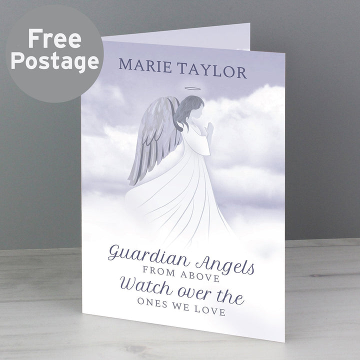 Buy Personalised Guardian Angel Card available now at www.giftsfinder.co.uk