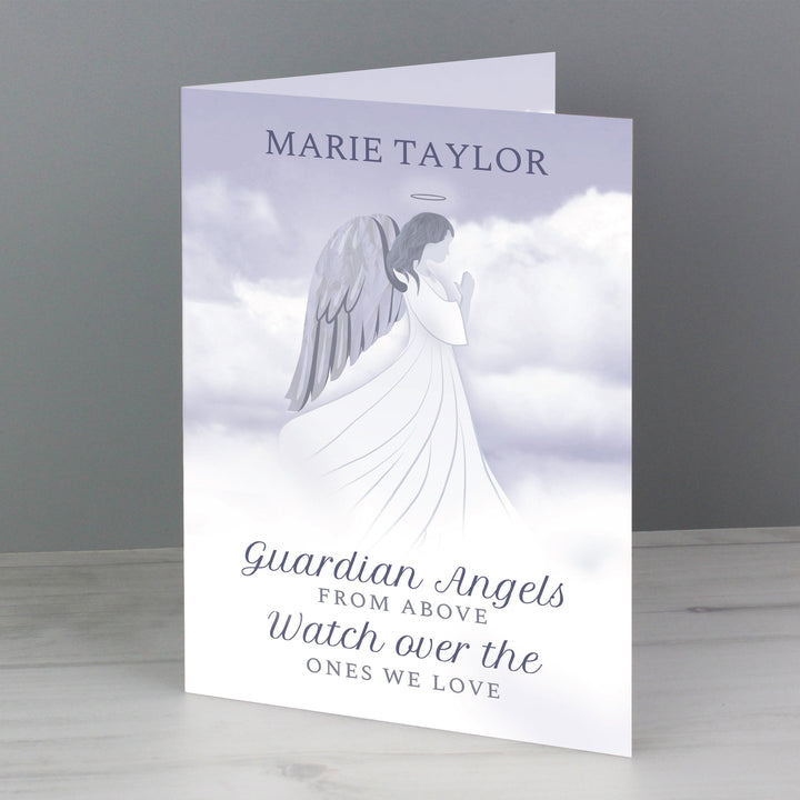 Buy Personalised Guardian Angel Card available now at www.giftsfinder.co.uk