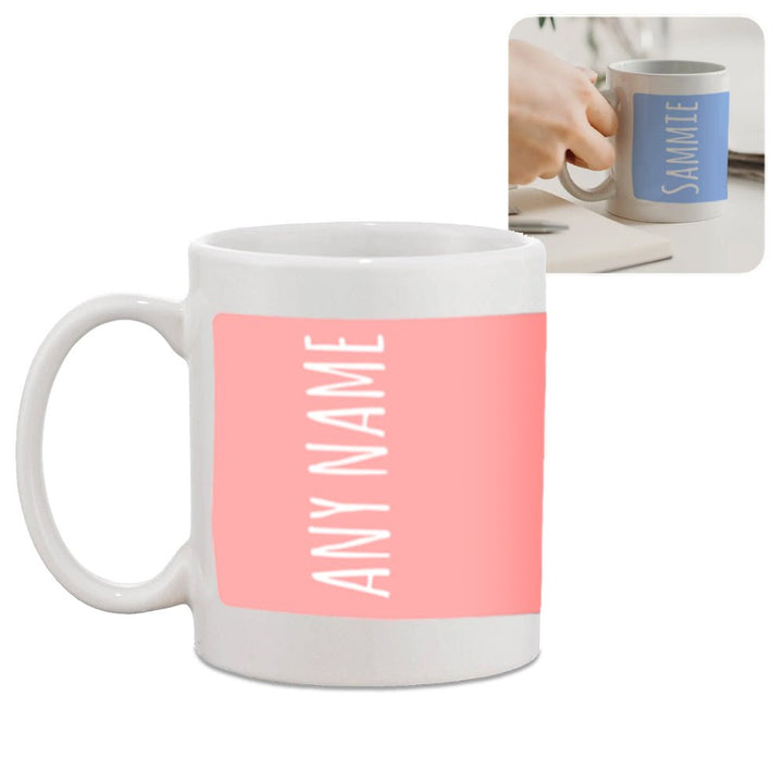 Buy Personalised Hot Drinks Mug with Colour Band Design from www.giftsfinder.co.uk