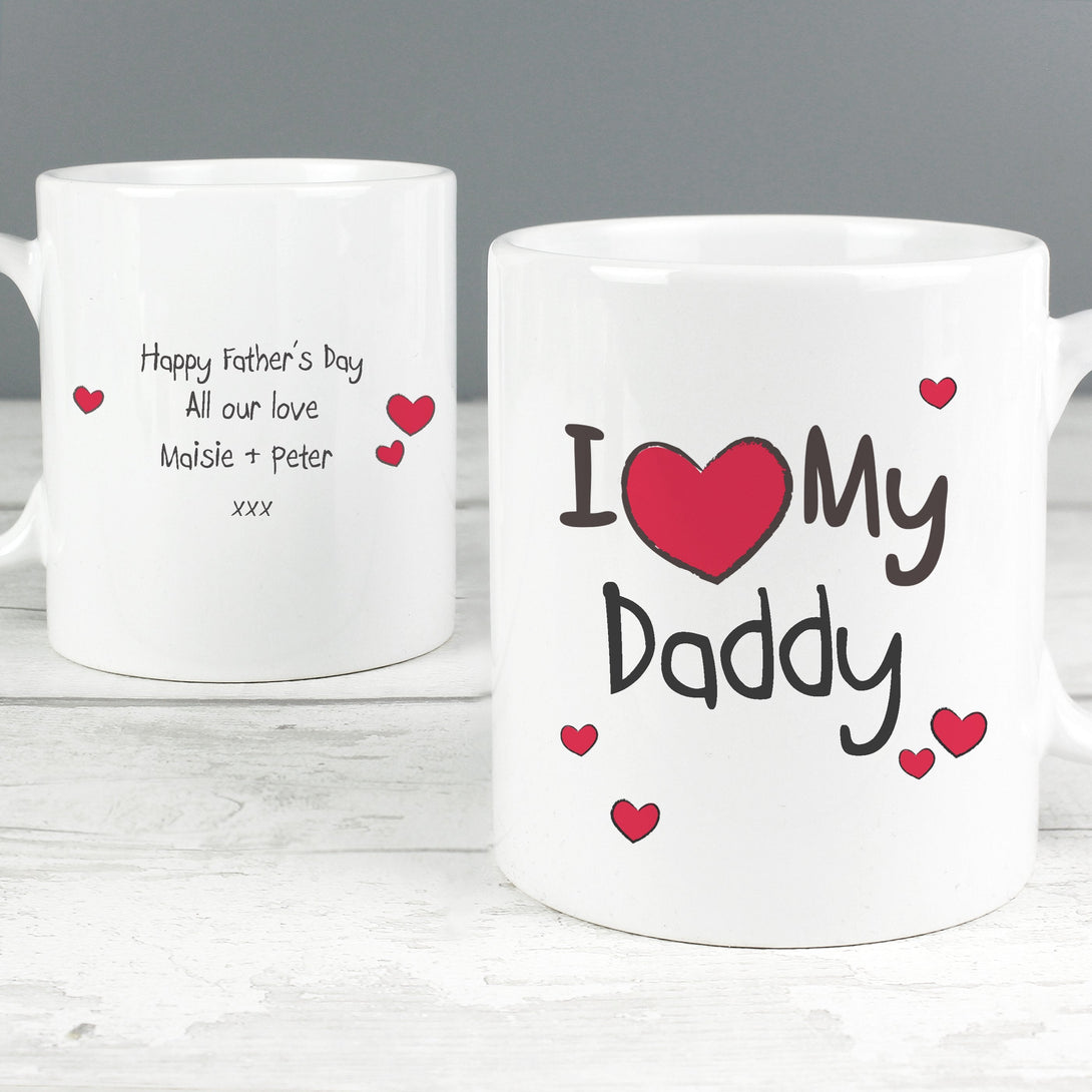 Personalised I Heart My... Mug - part of the Gifts Finder Personalised Mugs collection