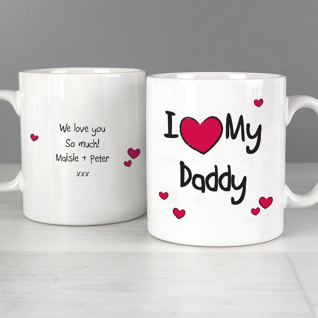 Personalised I Heart My... Mug - part of the Gifts Finder Personalised Mugs collection