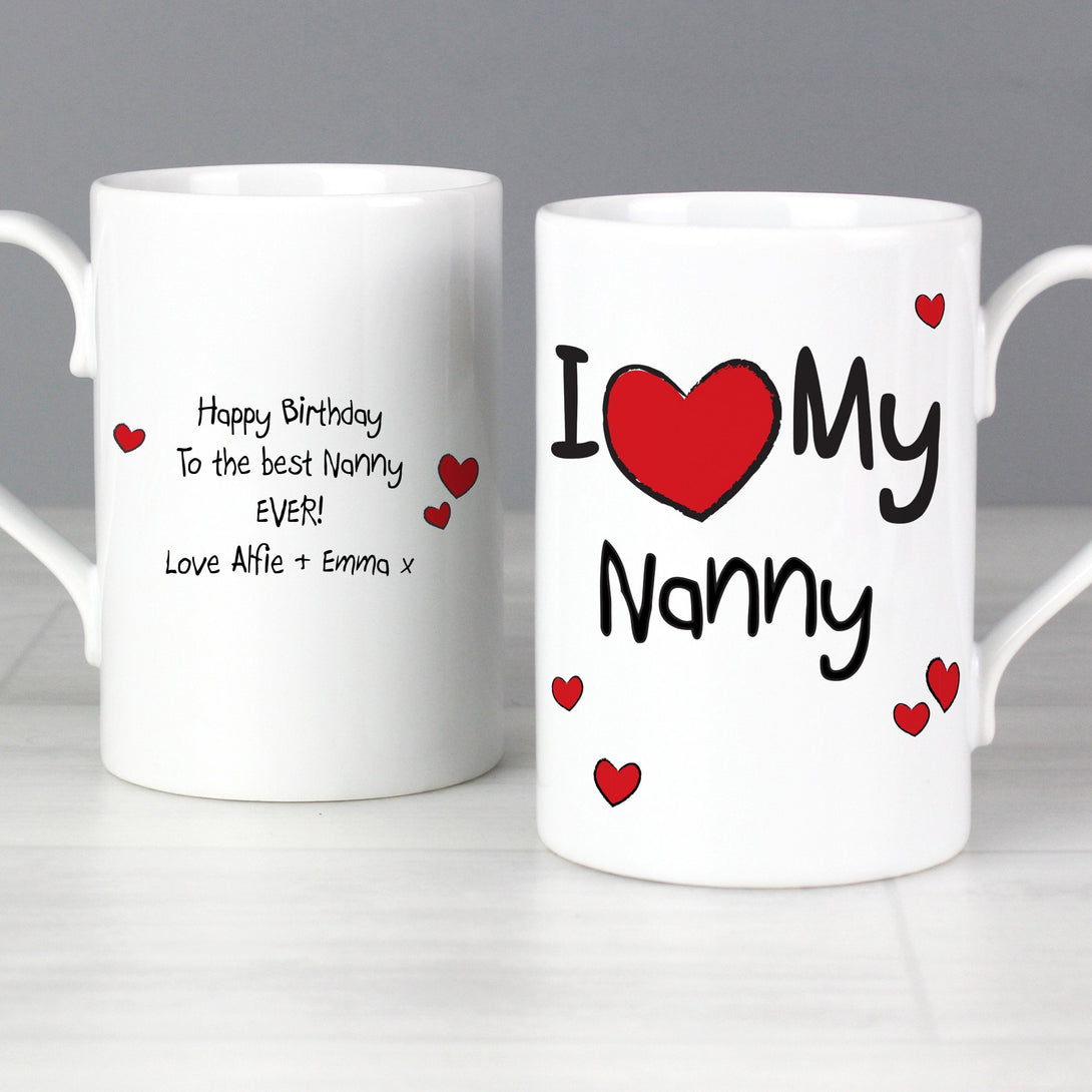 Personalised I Heart My... Mug - part of the Gifts Finder Personalised Mugs collection