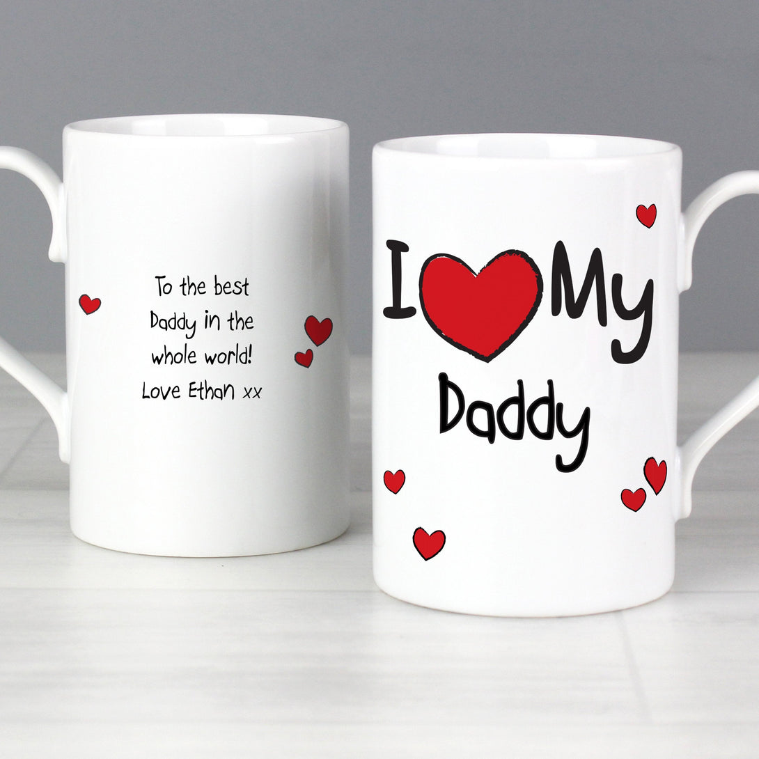 Personalised I Heart My... Mug - part of the Gifts Finder Personalised Mugs collection