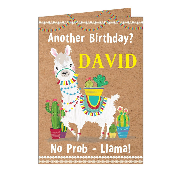 Buy Personalised Llama Card available now at www.giftsfinder.co.uk