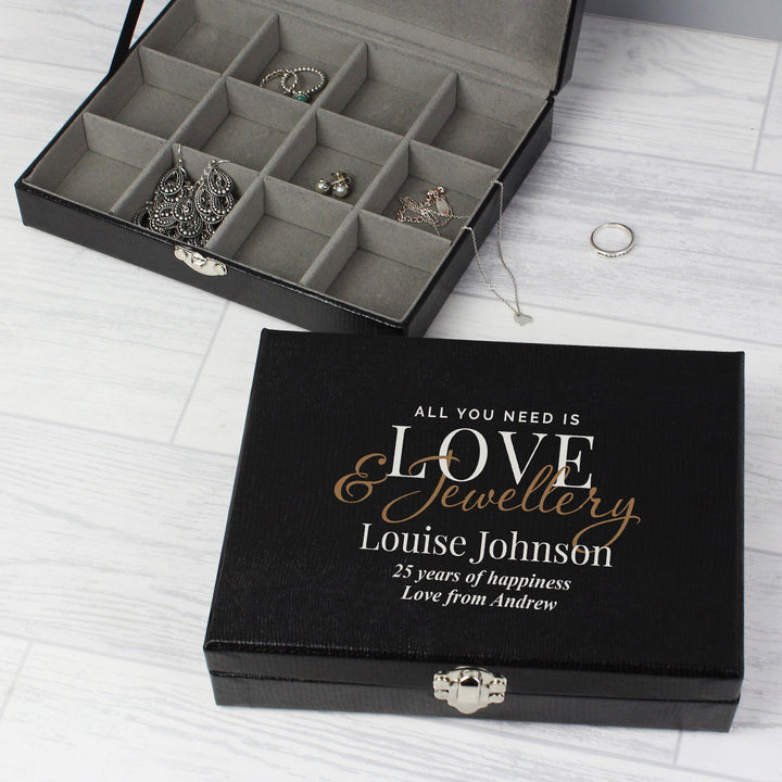 Buy Personalised Love & Jewellery Organiser Box available now at www.giftsfinder.co.uk