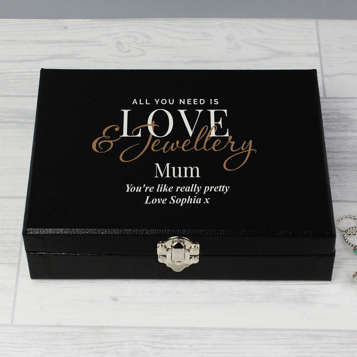 Buy Personalised Love & Jewellery Organiser Box available now at www.giftsfinder.co.uk