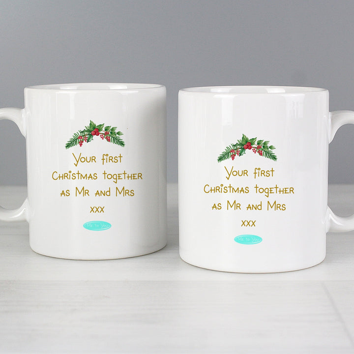 Buy Personalised Me to You Christmas Couple's Mug Set available now at www.giftsfinder.co.uk