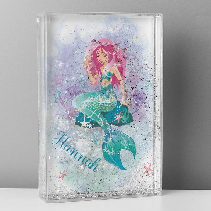 Buy Personalised Mermaid Glitter Shaker available now at www.giftsfinder.co.uk