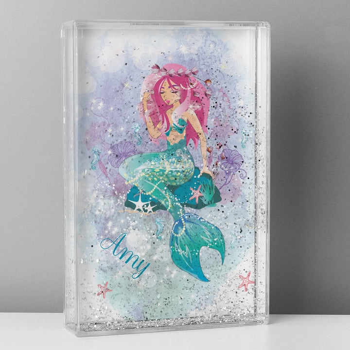 Buy Personalised Mermaid Glitter Shaker available now at www.giftsfinder.co.uk