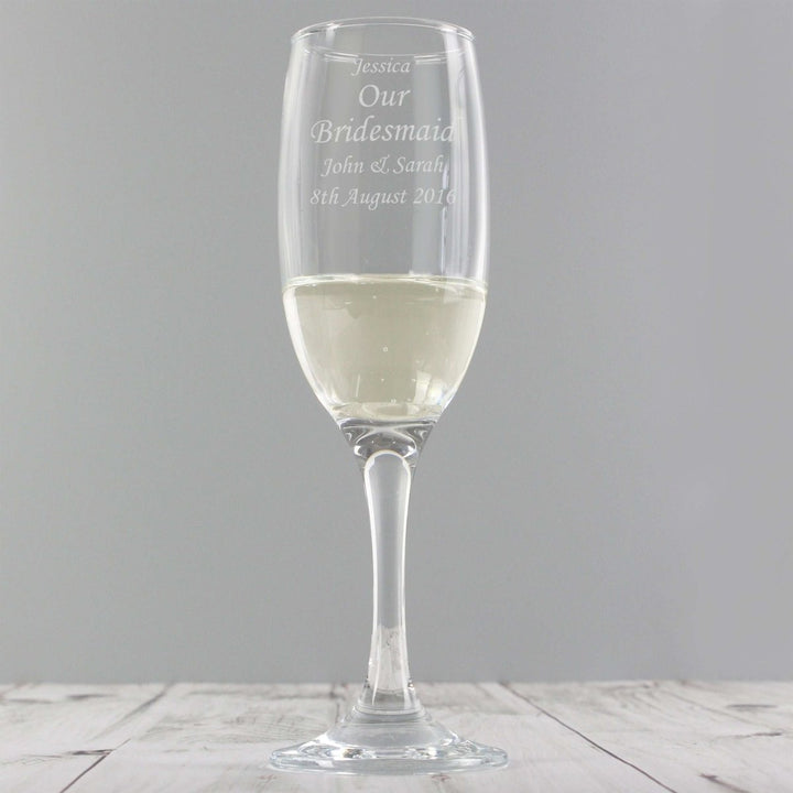 Buy Personalised Message Engraved Glass Champagne Flute from www.giftsfinder.co.uk