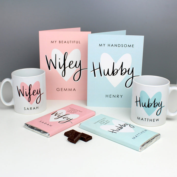Personalised My Handsome Hubby Card