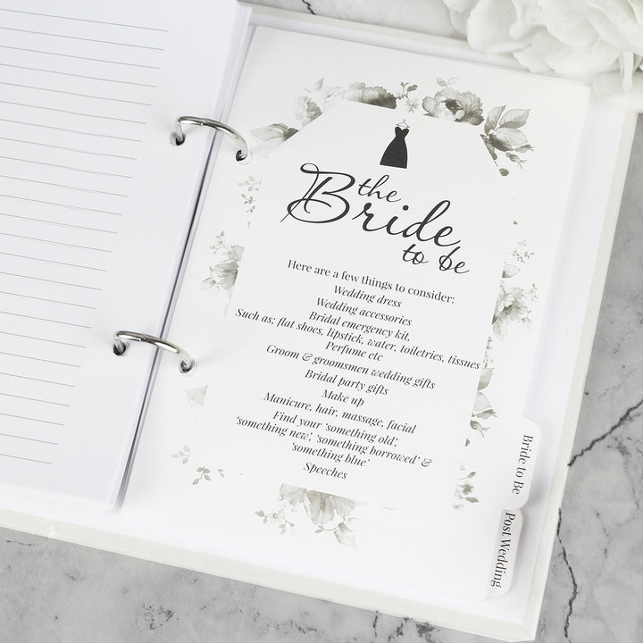 Personalised Our Greatest Adventure Wedding Planner - part of the Gifts Finder Personalised Wedding Planners collection