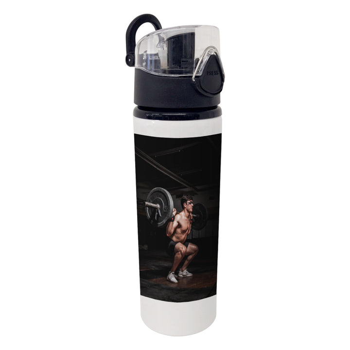 Personalised Photo Water Bottle with Flip Lid in gift category Personalised Water Bottles