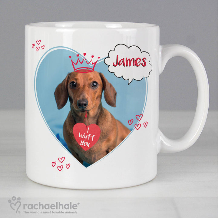 Personalised Rachael Hale 'I Wuff You' Mug in gift category Personalised Mugs