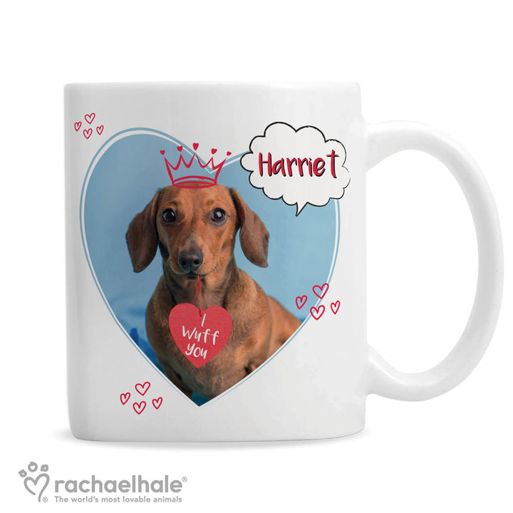 Personalised Rachael Hale 'I Wuff You' Mug in gift category 