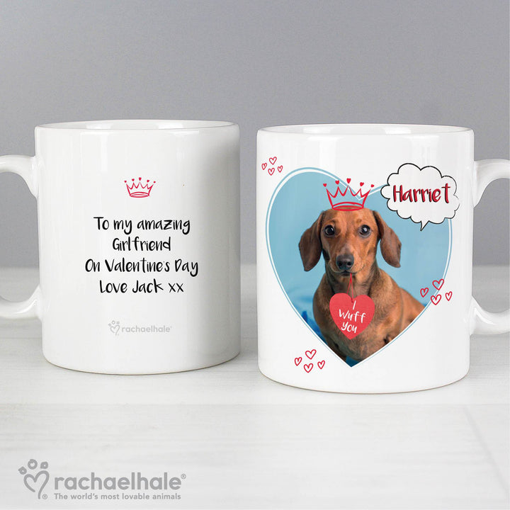 Personalised Rachael Hale 'I Wuff You' Mug in gift category 