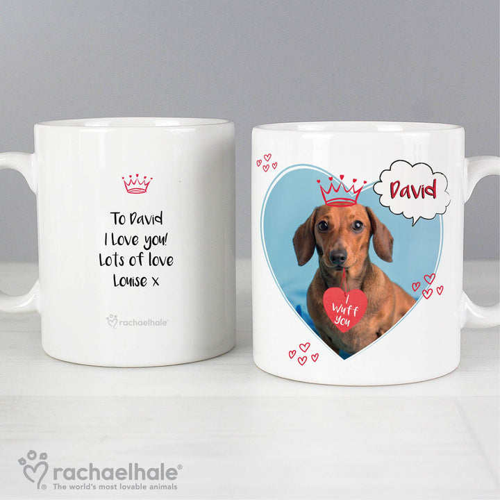 Personalised Rachael Hale 'I Wuff You' Mug in gift category 