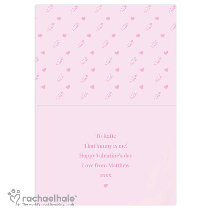 Personalised Rachael Hale 'some Bunny' Card - part of the Personalised Cards collection